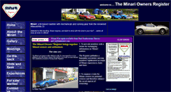 Desktop Screenshot of minari-register.org.uk